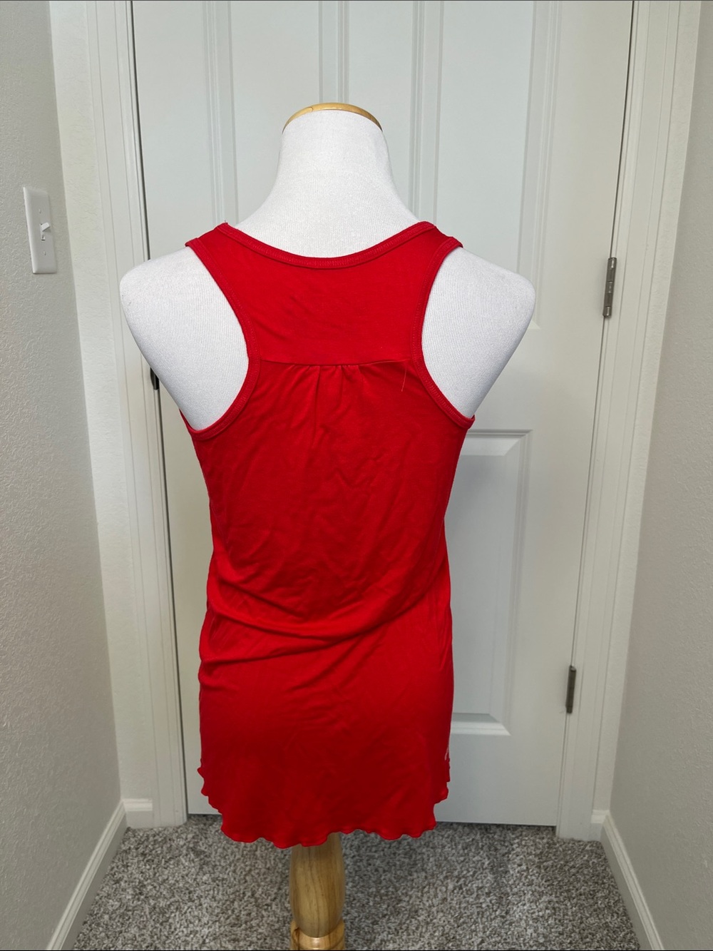 Bold Red Racerback Tank Top - Picture 2 of 3